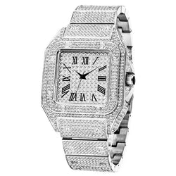 "Sweet Dream" Square Face Watch (Silver)