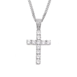 'Classic Cross' Necklace Silver
