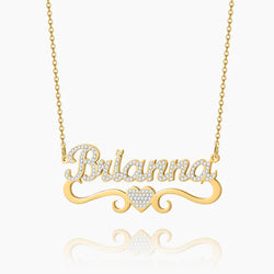 "Cold Heart" Custom Name Necklace