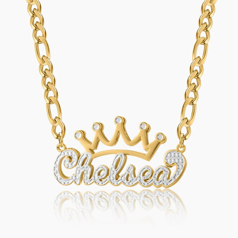 "Crown Me" Custom Name Necklaces
