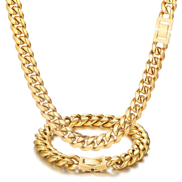 'Classic Gold' Necklace & 'Classic Gold' Bracelet Set